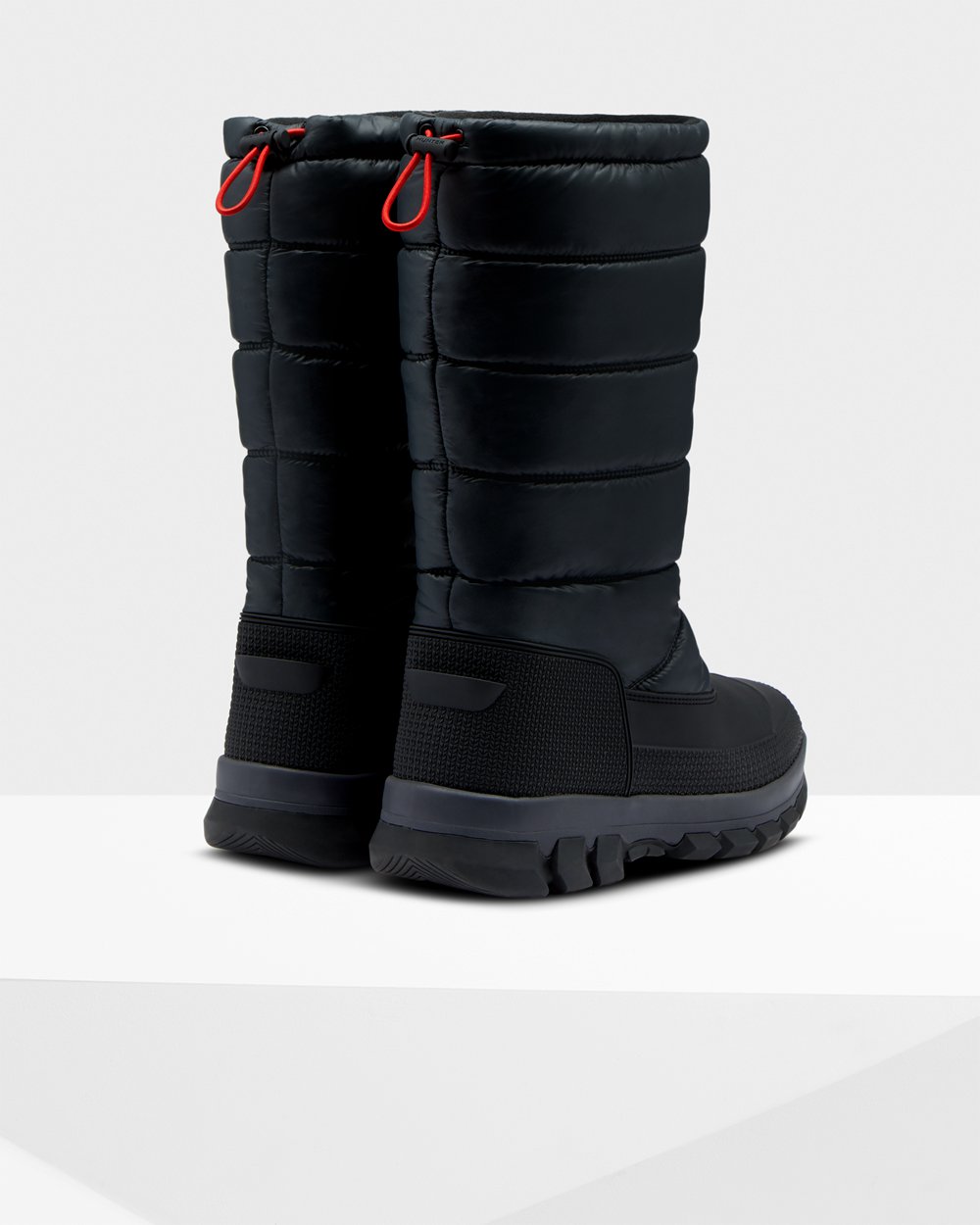 Botas de Nieve Hunter Hombre - Original Insulated Tall - Negros - OLFSQRY-82